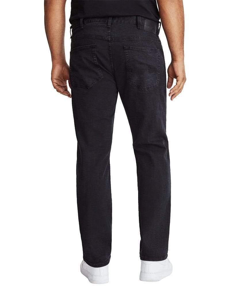 MVP Collections Jeans Slit Knee Slim Straight Leg Jeans