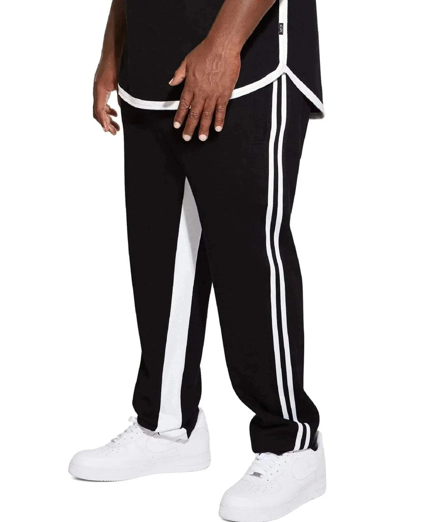 MVP Collections Joggers & Sweatpants Striped Track Pants