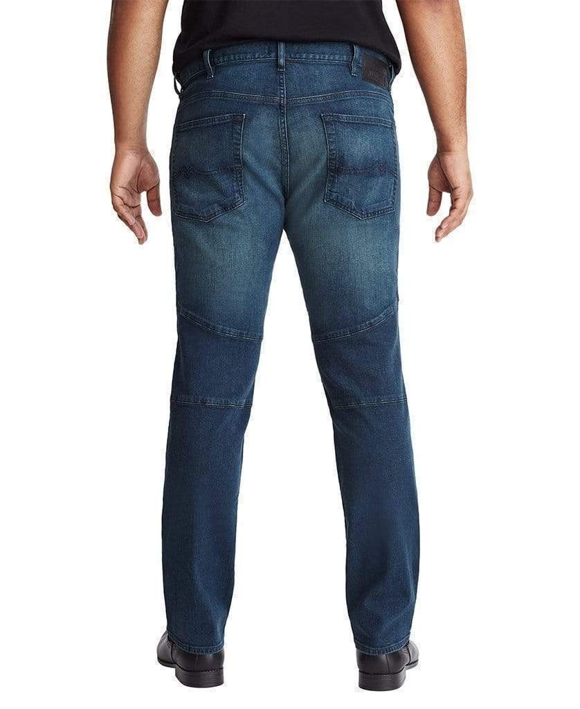 MVP Collections Jeans Biker Slim Straight Leg Jeans