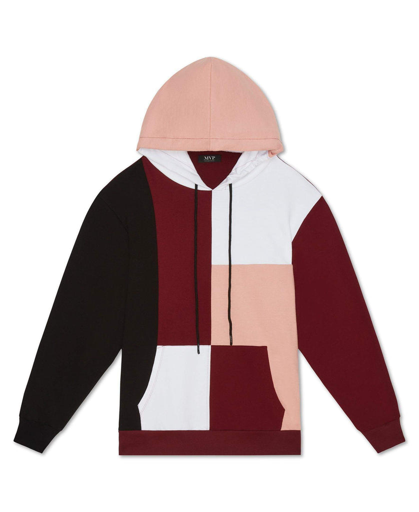 MVP Collections Sweatshirts Color-Block Pullover Hoodie