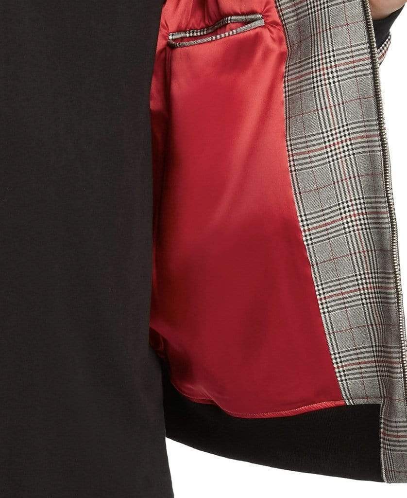 MVP Collections Jackets Plaid Bomber Jacket