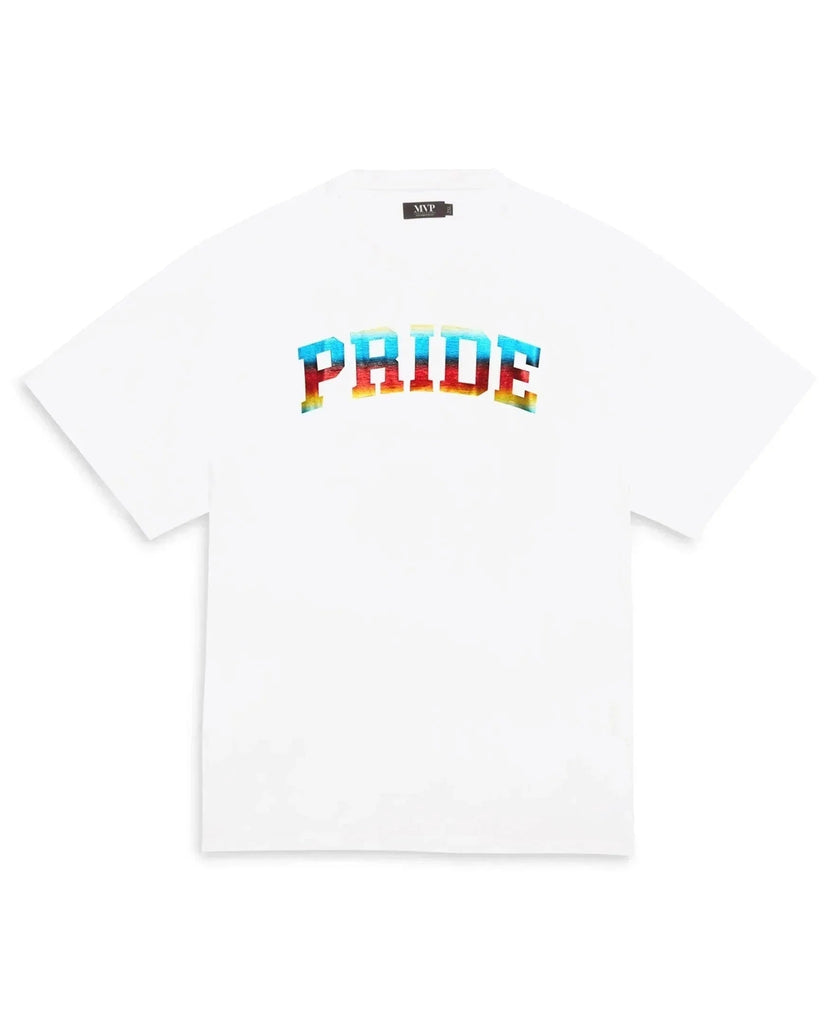 MVP Collections Graphic Tees Pride Tie-Dye Logo T-Shirt