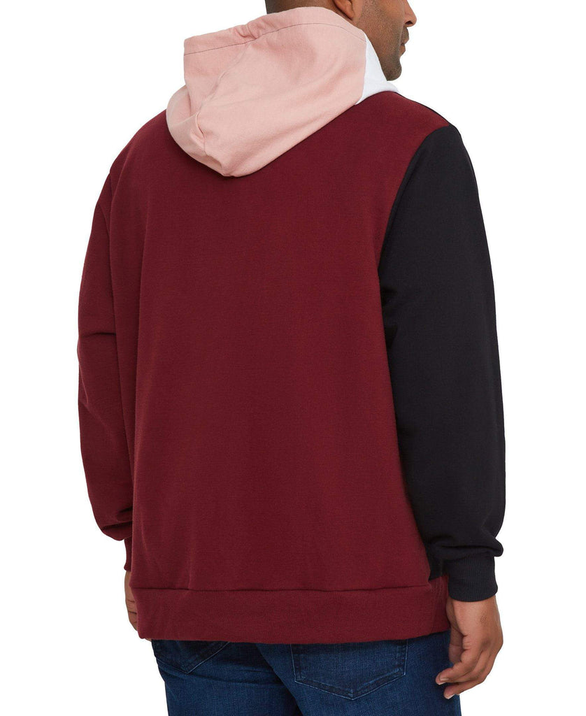 MVP Collections Sweatshirts Color-Block Pullover Hoodie