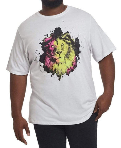 MVP Collections Graphic Tees Neon Lion T-Shirt